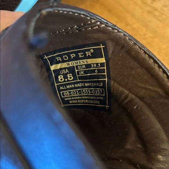 Roper Brown Mules with Vibrant Accents - Picture 6 of 7